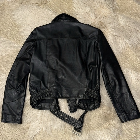 All Saints Balfern Leather Jacket 🖤🖤 - Picture 7 of 7